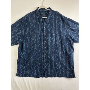 Van Heusen Button Up Men's‎ 4XL Short Sleeve